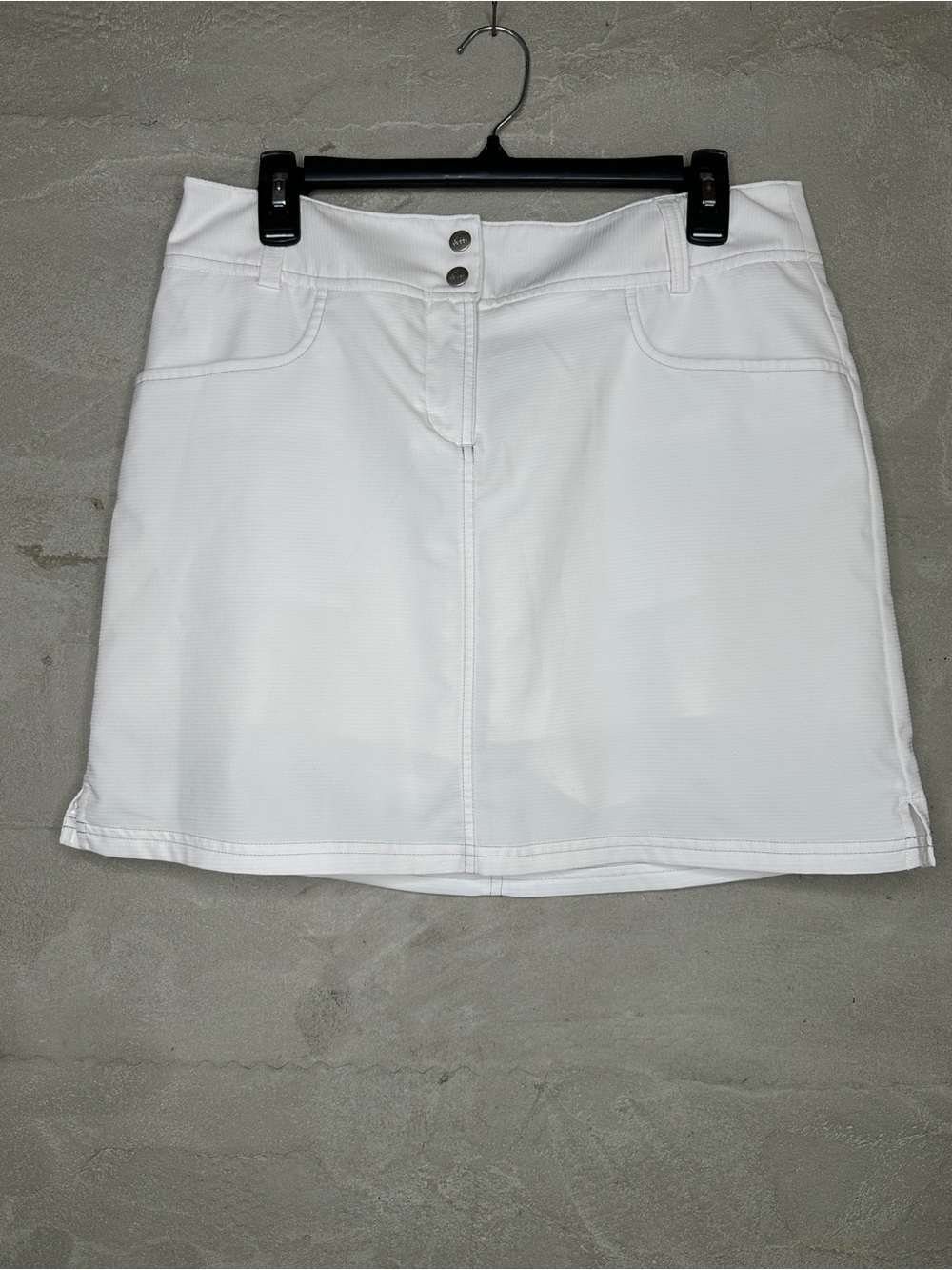 Adidas ClimaCool White Golf Skort Size 8